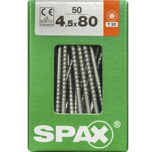 Spax Schrauben 4,5x80 mm im Karton