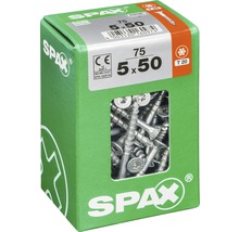 Spax Schrauben 5 x 50 Millimeter, 75 Stück Packung