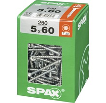 Spax Schrauben 5 x 60 mm, 250 Stück in einer Packung