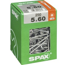 Spax Universalschrauben, 5 mal 60 Millimeter, 250 Stück in einer Packung