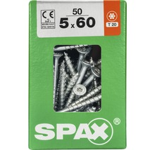 Spax Schrauben 5x60 Millimeter, 50 Stück Packung