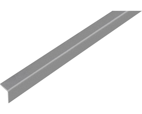 Winkelprofil PVC grau metallic selbstklebend 20x20x1,5 mm, 1 m