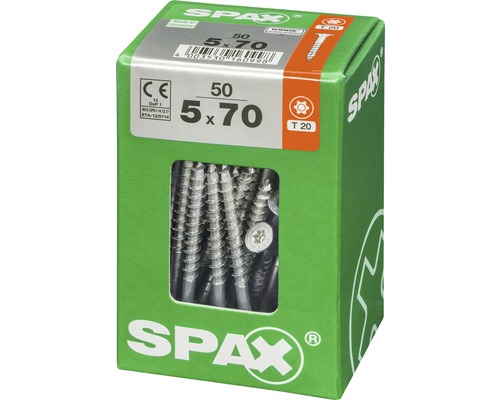 Verpackung Spax Schrauben 5x70 Millimeter