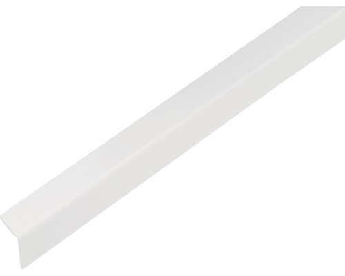 Winkelprofil PVC weiß glänzend selbstklebend 20x20x1,5 mm, 2,6 m-0