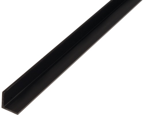 Winkelprofil PVC schwarz 20x20x1 mm, 2,6 m