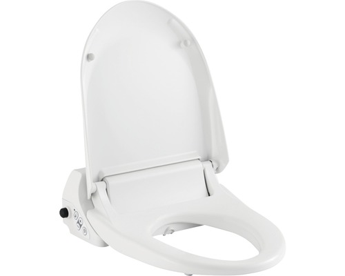 Elektronischer WC-Sitz mit geöffnetem Deckel
