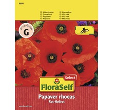 Klatschmohn 'Rot-Hellrot' FloraSelf samenfestes Saatgut Blumensamen