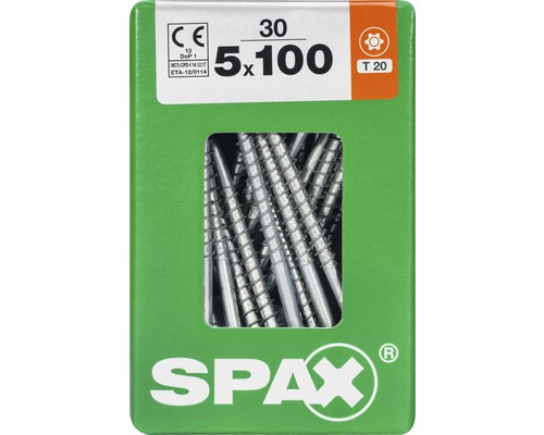 Spax Universalschrauben 5 x 100 Millimeter, 30 Stück