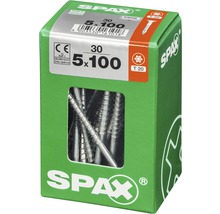 Packung mit 30 Spax Schrauben, 5x100 Millimeter