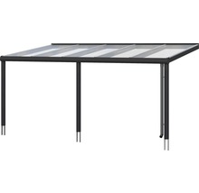 Terrassenüberdachung mit Polycarbonatplatten und Aluminiumrahmen
