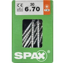 Spax Schrauben 6x70 Millimeter, 30 Stück Packung
