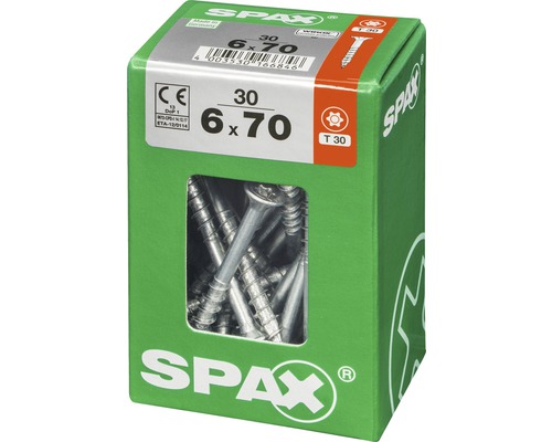 Verpackung Spax Schrauben 6 x 70 Millimeter