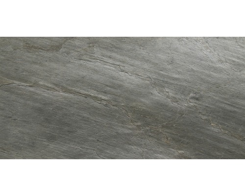 Nahaufnahme einer grauen Schieferfliese mit Textur