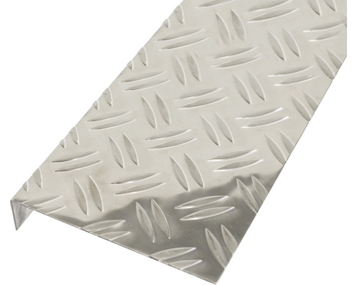 Riffelblech L-Form Alu natur 135x30x1,5 mm, 1 m Aluminium-Riffelblechwinkelprofil