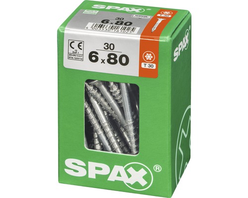 Spax Universalschrauben im Karton, 6x80 Millimeter