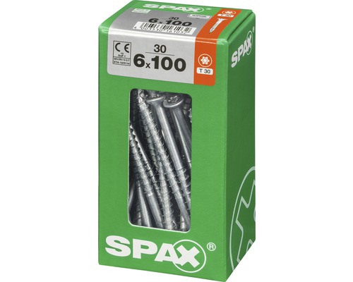 Schrauben 6 x 100 Millimeter in einer Verpackung