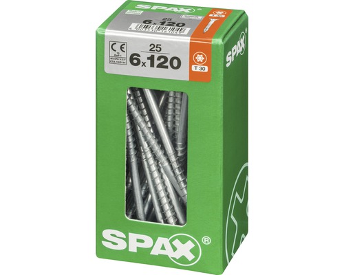 Spax Schrauben 6x120 Millimeter im Karton