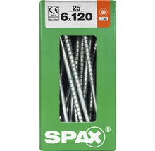 Packung mit SPAX Schrauben 6 x 120 Millimeter, 25 Stück