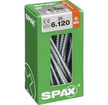Spax Universalschrauben, 6x120 mm, 25 Stück, im Karton