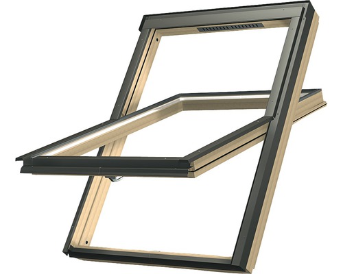 ARON Schwingfenster Holz FTS-V L3 mit VSG 55x78 cm inkl. Dauerlüftung