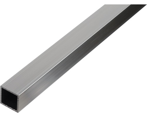 Vierkantrohr Alu natur 30x30x2 mm, 2,6 m Quadratisches Aluminiumrohr