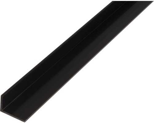 Winkelprofil PVC schwarz 25x20x2 mm, 2,6 m