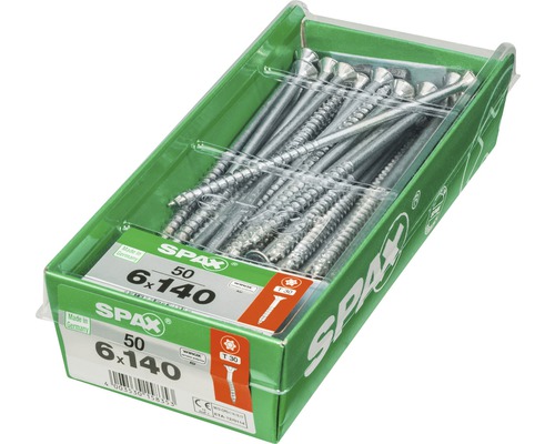 Spax Universalschrauben 6x140 mm im Karton