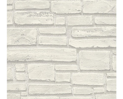 Vliestapete 6623-16 Best of Wood'n Stone 2 Steinoptik grau weiß Tapete mit Steinmuster