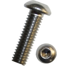 Halbrundkopfschraube ISO 7380-1 M5x12 mm, Edelstahl A2, 100 Stück