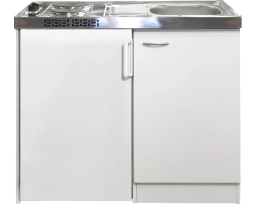Miniküche Flex Well Wito 100 cm Frontfarbe Weiß Matt Korpusfarbe Weiß inkl. Einbaugeräte Miniküche Flex Well Wito 100 cm Frontfarbe Weiß Matt Korpusfarbe Weiß inkl. Einbaugeräte