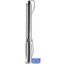 Tiefbrunnenpumpe aus Edelstahl mit Kabel