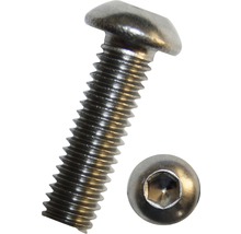 Halbrundkopfschraube ISO 7380-1 M5x16 mm, Edelstahl A2, 100 Stück