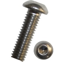Halbrundkopfschraube ISO 7380-1 M8x30 mm, Edelstahl A2, 100 Stück