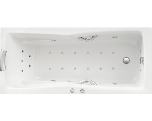 Einbau Whirlpool Rechteckbadewanne Körperformbadewanne OTTOFOND Lusaka 90 x 190 cm weiß glänzend 69906 Einbau Whirlpool Rechteckbadewanne Körperformbadewanne OTTOFOND Lusaka 90 x 190 cm weiß glänzend 69906
