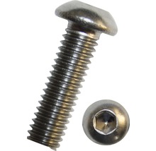 Halbrundkopfschraube ISO 7380-1 M5x25 mm, Edelstahl A2, 100 Stück