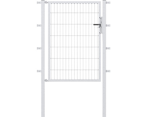 Stabgitter-Einzeltor ALBERTS Flexo 100 x 160 cm inkl. Pfosten 6 x 6 cm feuerverzinkt