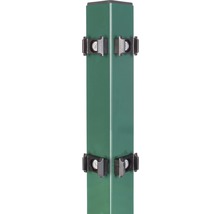Eckpfosten ALBERTS Klemmlasche für Doppelstabmatte 6 x 6 x 175 cm grün-thumb-0