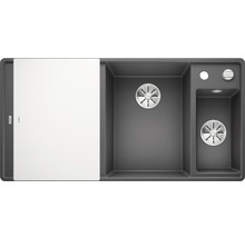 Spüle Blanco Axia III 6 S-F 990 x 500 mm felsgrau 523484 1 Spülbecken Becken rechts Flächenbündig Mit Tropffläche Mit Restebecken