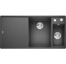 Spüle Blanco Axia III 6 S-F 990 x 500 mm felsgrau 523490 1 Spülbecken Becken rechts Flächenbündig Mit Tropffläche Mit Restebecken