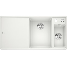 Spüle Blanco Axia III 6 S-F 990 x 500 mm weiß 523492 1 Spülbecken Becken rechts Flächenbündig Mit Tropffläche Mit Restebecken