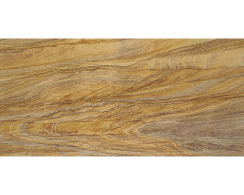 Nahaufnahme einer Sandsteinplatte mit natürlicher Maserung