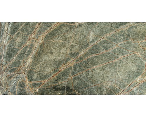 Echtstein Marmor SlateLite hauchdünn 1,5 mm Rainforest green 61x122 cm
