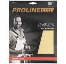PROLINE GOLD Profi Schleifpapier P150 230x280 mm 3 Stück