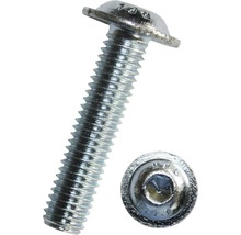 Halbrundkopfschraube ISO 7380-2 M5x12 mm Edelstahl A2, 100 Stück