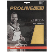 PROLINE GOLD Profi Schleifpapier P240 230x280 mm 3 Stück