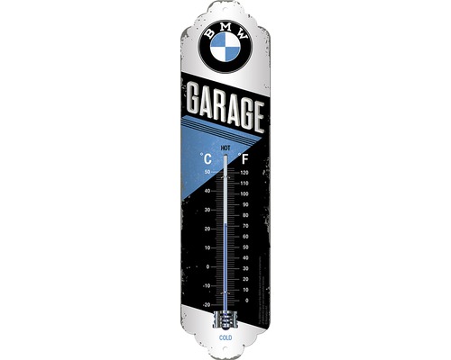 BMW Logo Thermometer mit der Aufschrift Garage