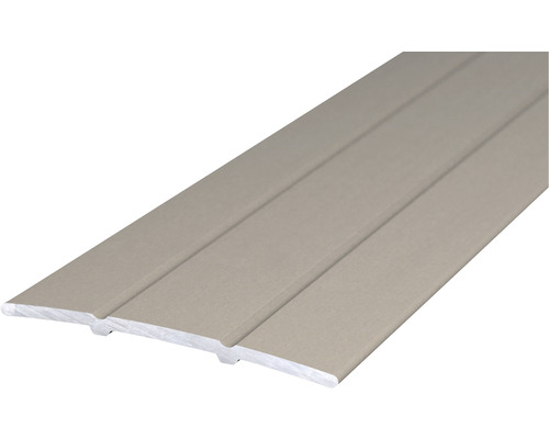 Übergangsprofil Alu edelstahl matt selbstklebend 38x900mm Aluminium Übergangsprofil für Bodenbeläge