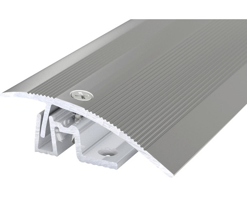 Anpassungsprofil PS 400 Alu edelstahl poliert 50x2700mm Aluminium Übergangsprofil mit Schraube