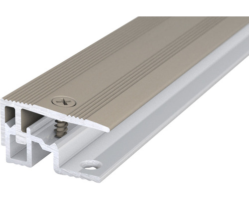 Abschlussprofil PS 400 Alu edelstahl matt 28x900mm Aluminium Übergangsprofil mit Schraube