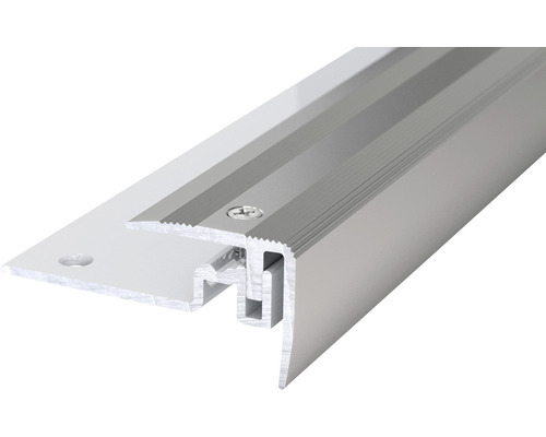 Treppenkantenprofil Alu PS 400 edelstahl poliert 30x25x1000mm Aluminium Türdichtungsprofil
